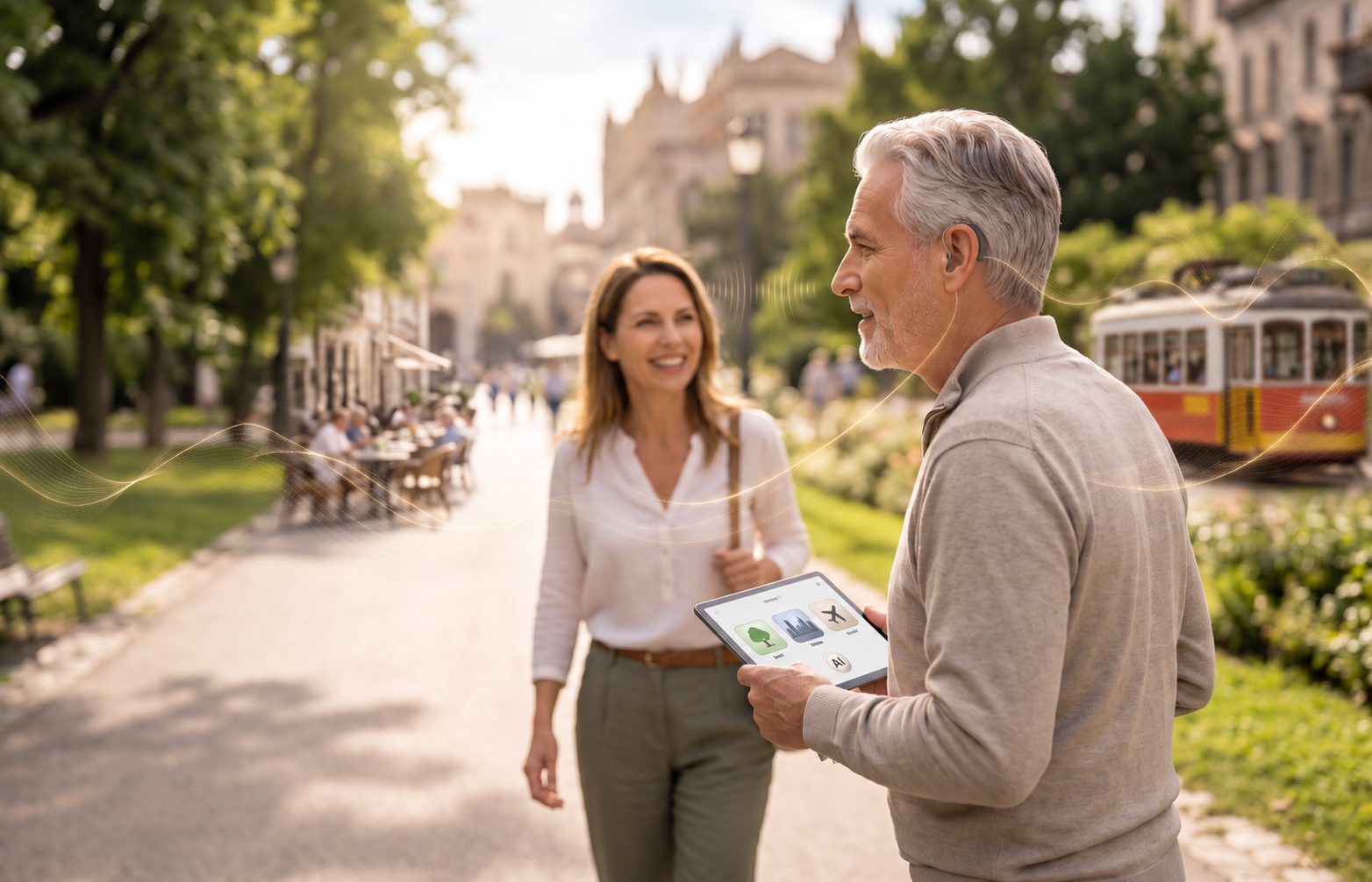 BlueDeer OTC RIC hearing aids for outdoor listening