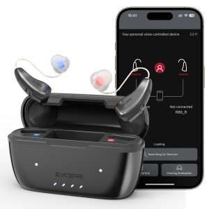 EVCERE RC07-02 OTC Hearing Aids for Seniors – Bluetooth, Rechargeable & Easy Setup
