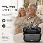 bluedeer elves discreet ric hearing aid all day comfort seniors