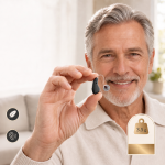 bluedeer elves otc ric hearing aid 3 5g senior man home lifestyle